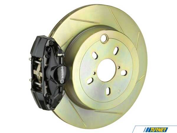 Brembo Rear Brembo GT 2 piston Big Brake Kit (294x19mm 1-Piece) - Black 2E5.4002A1
