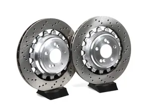 SHW Performance Rear Brake Rotor Set - 380x28mm - BMW F82 M2 & M2 Comp