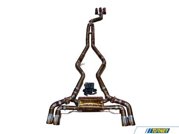 Valvetronic Designs Valvetronic Designs Valved Sport Cat-Back Exhaust System - Titanium - 3.5" Burnt Tips - BMW G20 M340, G22/G26 M440 B58 G20M340VSESTIBRT