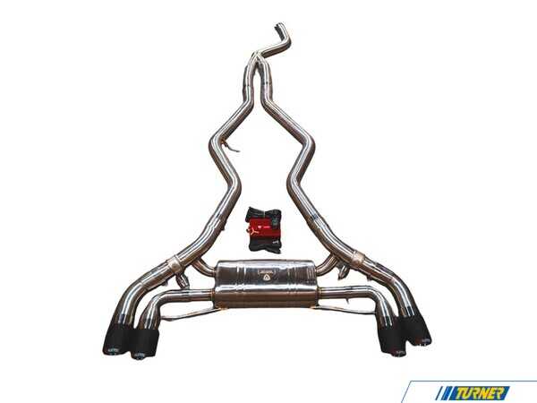 Valvetronic Designs Valvetronic Designs Valved Sport Cat-Back Exhaust System - Stainless - 3.5" 1x1 Carbon Fiber Tips - BMW G20 M340, G22/G26 M440 B58 G20M340VSESBRRC