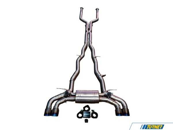 Valvetronic Designs Valvetronic Designs Valved Sport Titanium Exhaust System - 3.5" Burnt Tips - BMW G90 M5 S68 G90M5VSESTIBRT