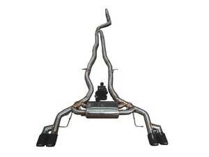 Valvetronic Designs Valved Sport Cat-Back Exhaust System - 1x1 Carbon Fiber Tips - BMW G01 X3 M40i, G02 X4 M40i