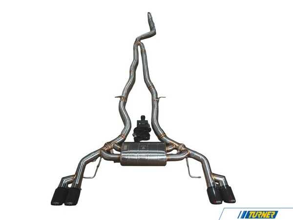 Valvetronic Designs Valvetronic Designs Valved Sport Cat-Back Exhaust System - 1x1 Carbon Fiber Tips - BMW G01 X3 M40i, G02 X4 M40i G01M40iVSESBRRC