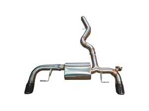 Valvetronic Designs Valved Axle-Back Exhaust System - 1x1 Carbon Fiber Tips - BMW G20 330i, G22 430i