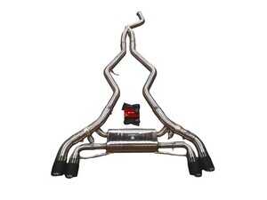 Valvetronic Valved Sport Cat-Back Exhaust System - 3.5" 1x1 Carbon Fiber Tips - BMW F87 M2 N55 3.0L