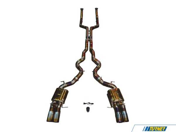 Valvetronic Designs Valvetronic Designs Valved Sport Titanium Exhaust System - Burnt Gold Titanium Tips - BMW F12 M6 F12M6VSESTITIBRT