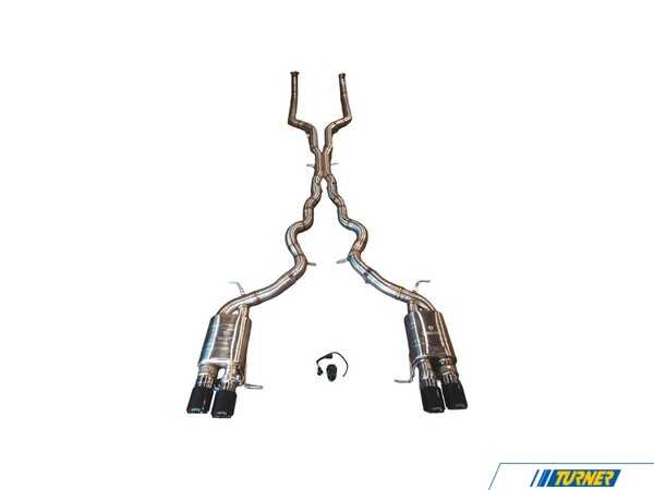 Valvetronic Designs Valvetronic Designs Valved Sport Cat-Back Stainless Exhaust System - 3.5" 1x1 Carbon Fiber Tips - BMW F10 M5, F06 M6 S63 F10M5VSESBRRC