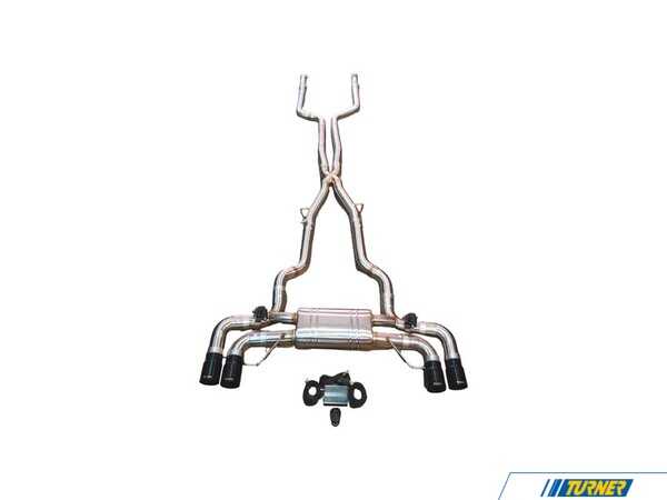 Valvetronic Designs Valvetronic Designs Valved Sport Cat-Back Exhaust System - Stainless - 3.5" 1x1 Carbon Fiber Tips - BMW G30 M550i xDrive G30M550iVSESBRRC
