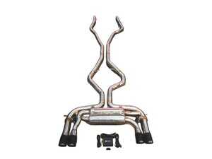 Valvetronic Valved Sport Cat-Back Exhaust System - 4.0" Carbon Fiber Tips - BMW F85 X5 M, F86 X6 M