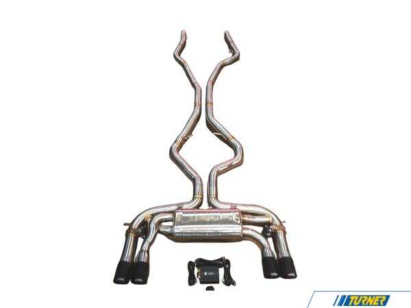 Valvetronic Designs Valvetronic Valved Sport Cat-Back Exhaust System - 4.0" Carbon Fiber Tips - BMW F85 X5 M, F86 X6 M F85X5MVSESBRRC
