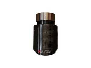 Valvetronic Designs Single Exhaust Tip - 4.0" - 1x1 Carbon Fiber