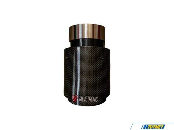 Valvetronic Designs Valvetronic Designs Single Exhaust Tip - 4.0" - 1x1 Carbon Fiber VTD.TIP.SLVE.25.