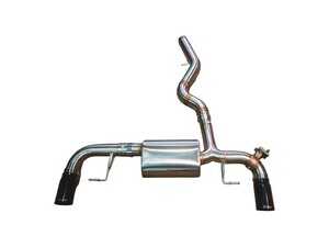 Valvetronic Designs Valved Axle-Back Exhaust System - Black Tips - BMW G20 330i, G22 430i