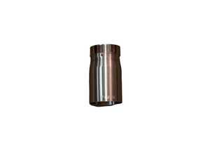 Valvetronic Designs Single Exhaust Tip - 3.5" - Single Wall Brushed Steel