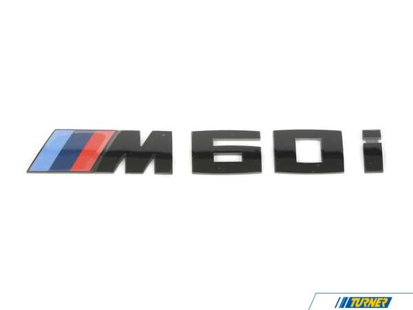 Genuine BMW LETTERING, BLACK, PAINTED 51145A72997