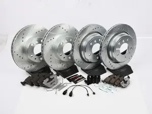 Power Stop Z26 Street Warrior Brake Kit - Front and Rear - E34 540i