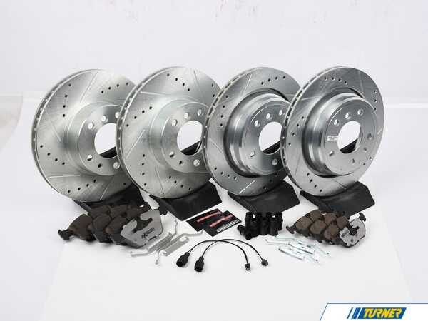 Power Stop Power Stop Z26 Street Warrior Brake Kit - Front and Rear - E34 540i K382-26