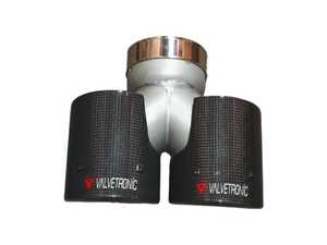 Valvetronic Designs Single To Dual Exhaust Tip - 3.5" - 1x1 Carbon Fiber