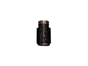 Valvetronic Designs Single Exhaust Tip - 3.5" - Forged Carbon Fiber