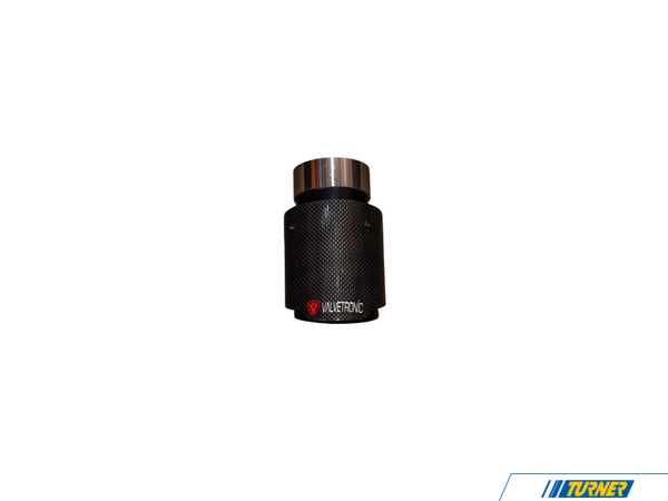 Valvetronic Designs Valvetronic Designs Single Exhaust Tip - 3.5" - 1x1 Carbon Fiber VTDTIPSLVE2535RC