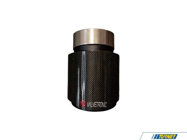 Valvetronic Designs Valvetronic Designs Single Exhaust Tip - 3.5" - 1x1 Carbon Fiber VTDTIPSLVE3035RC
