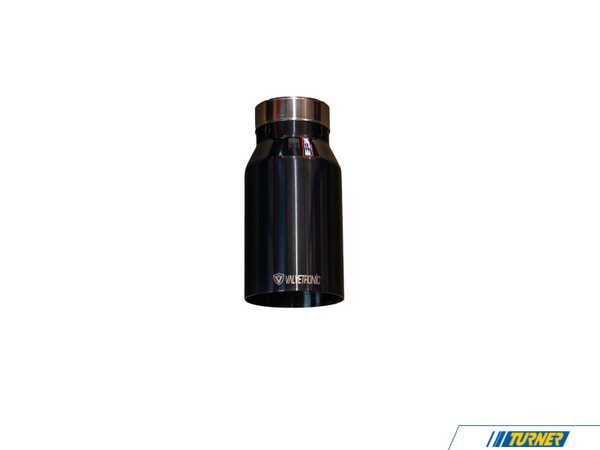 Valvetronic Designs Valvetronic Designs Single Exhaust Tip - 3.5" - Single Wall Black VTDTIPSW2535BLK