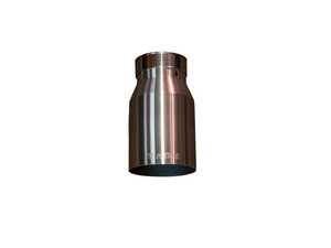 Valvetronic Designs Single Exhaust Tip - 3.5" - Single Wall Brushed Steel