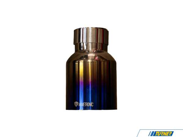Valvetronic Designs Valvetronic Designs Single Exhaust Tip - 4.0" - Raw Burnt Titanium VTDTIPSW2540TIBR