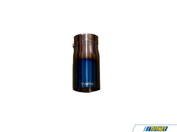 Valvetronic Designs Valvetronic Designs Single Exhaust Tip - 3.5" - Single Wall Burnt VTDTIPSW3035BRT