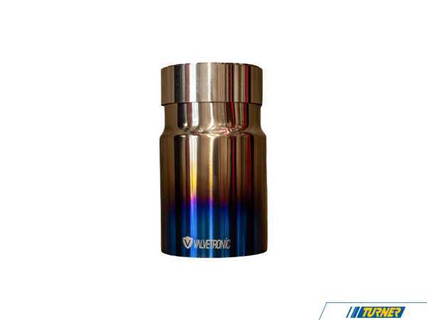 Valvetronic Designs Valvetronic Designs Single Exhaust Tip - 4.0" - Raw Burnt Titanium VTDTIPSW3040TIBR