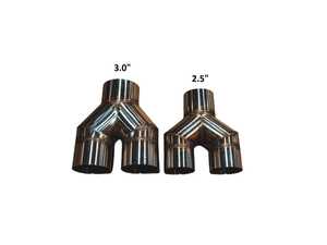 Valvetronic Designs Universal Y Pipe Adapter - 3.0" (76mm)