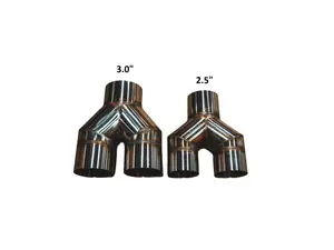 Valvetronic Designs Universal Y Pipe Adapter - 2.5" (63mm)