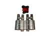 Valvetronic Designs Valvetronic Designs Universal Valved Muffler Kit - Single Inlet / Dual Outlet - 2.5" (63mm) - 2 Mufflers UVM63MMDUALOUTX2 View 1