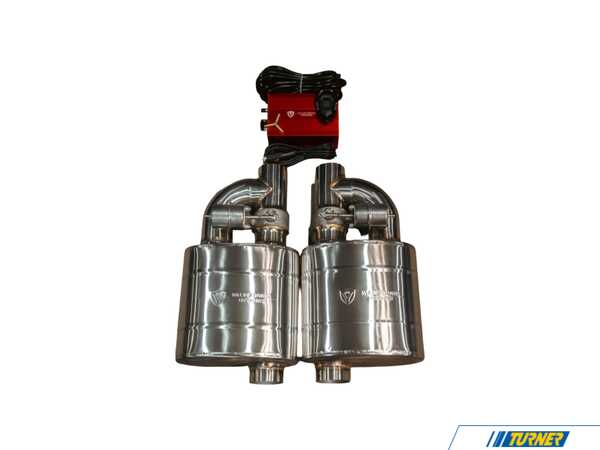 Valvetronic Designs Valvetronic Designs Universal Valved Muffler Kit - Single Inlet / Single Outlet - 2.5" (63mm) - 2 Mufflers UVM.63MM.X2