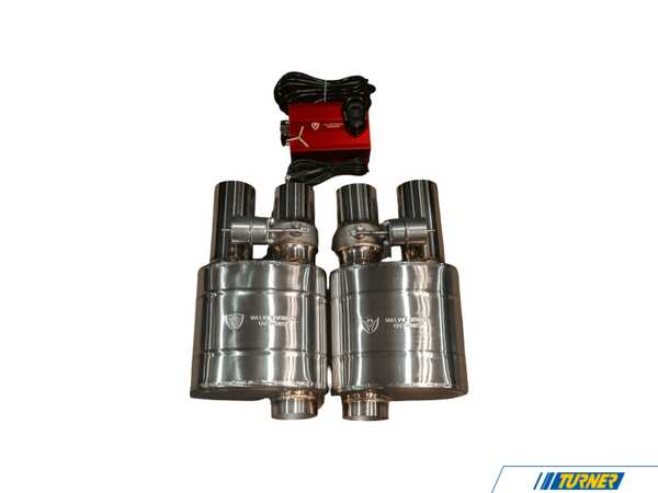 Valvetronic Designs Valvetronic Designs Universal Valved Muffler Kit - Single Inlet / Dual Outlet - 3.0" (76mm) - 2 Mufflers UVM76MMDUALOUTx2