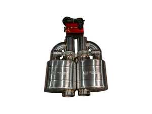 Valvetronic Designs Universal Valved Muffler Kit - Single Inlet / Single Outlet - 3.0" (76mm) - 2 Mufflers