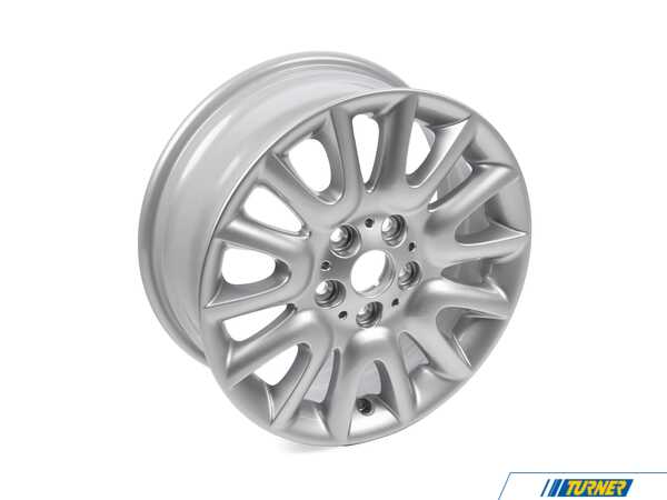 Genuine MINI Genuine MINI Light Alloy Rim, Silver 6,5Jx16 Et:54 - 36116855104 36116855104