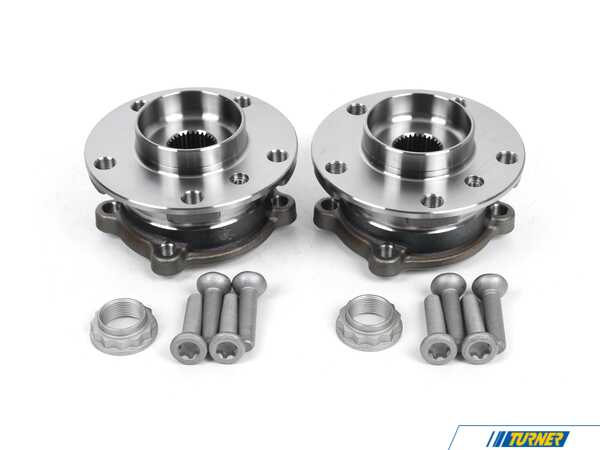 Assembled By ECS Front Wheel Hub/Bearing Assembly - Set Of 2 312268822631KT