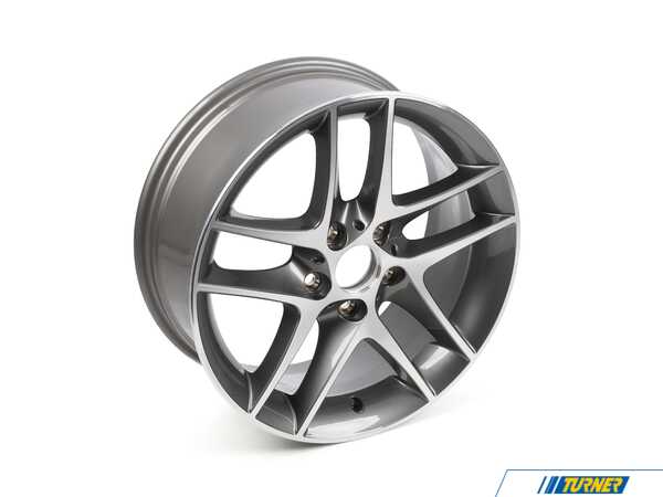 Genuine BMW Genuine BMW Gloss-Turned Light Alloy Rim 36116858733