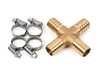 Bremmen Parts MINI W11 Distribution Piece - Brass With Clamps  17127518613KT View 2