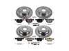 Power Stop Powerstop Z23 Evolution Sport Brake Kit - Front & Rear - 2004-10 BMW X3 K5737 View 1