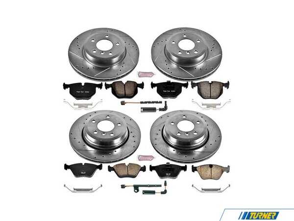 Power Stop Powerstop Z23 Evolution Sport Brake Kit - Front & Rear - 2004-10 BMW X3 K5737