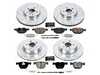 Power Stop Powerstop Z23 Evolution Brake Kit - Front and Rear - 11-18 BMW X5 & X6 K7432 View 1