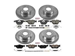 Powerstop Z23 Evolution Sport Brake Upgrade Kit - Front & Rear - BMW E84 X1 sDrive28i