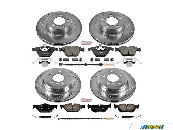 Power Stop Powerstop Z23 Evolution Sport Brake Upgrade Kit - Front & Rear - BMW E84 X1 sDrive28i K7024