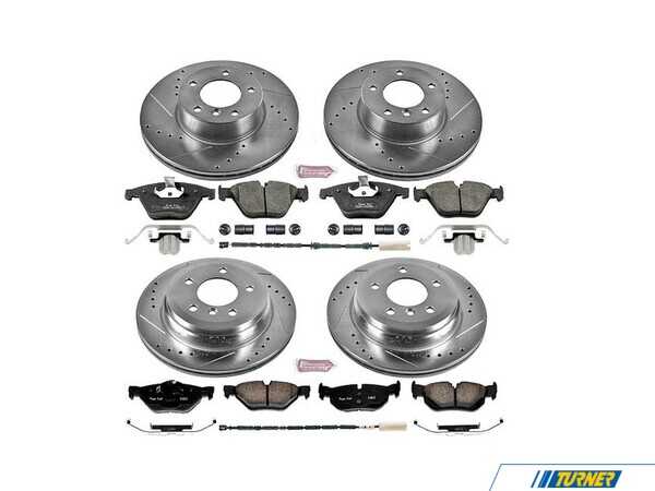Power Stop Powerstop Z23 Evolution Sport Brake Upgrade Kit - Front & Rear - BMW E84 X1 xDrive28i K7025