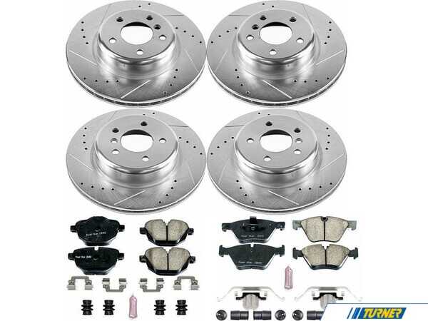 Power Stop Powerstop Z23 Evolution Brake Kit - Front and Rear - 11-16 BMW 528i K6033