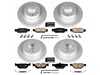 Power Stop Powerstop Z23 Evolution Coated Brake Kit - Front and Rear - 2006 BMW 325xi CRK5357 View 1