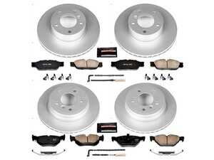 Powerstop Z23 Evolution Coated Brake Kit - Front and Rear - 2006 BMW 325xi