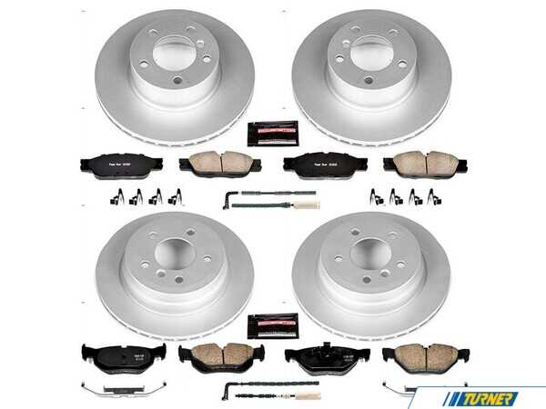 Power Stop Powerstop Z23 Evolution Coated Brake Kit - Front and Rear - 2006 BMW 325xi CRK5357
